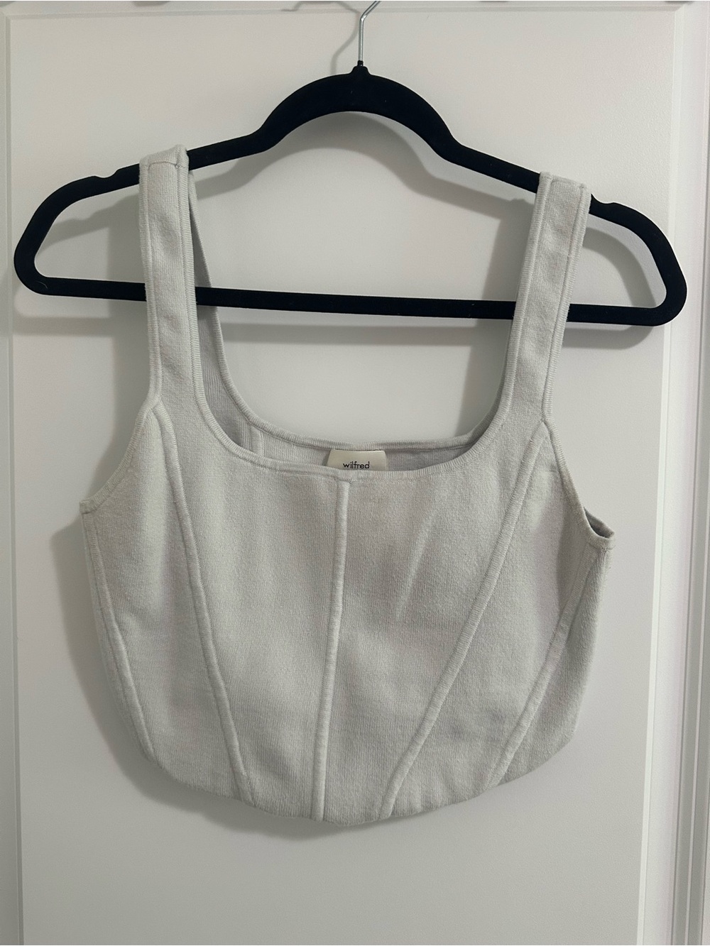 WILFRED Natalie Cropped Tank Top